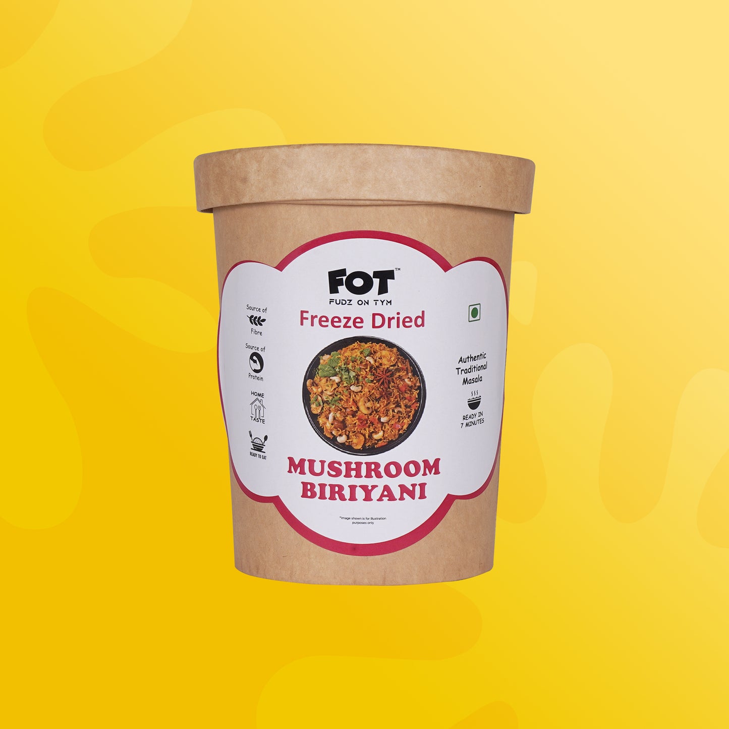 Freeze-Dried Mushroom Biryani