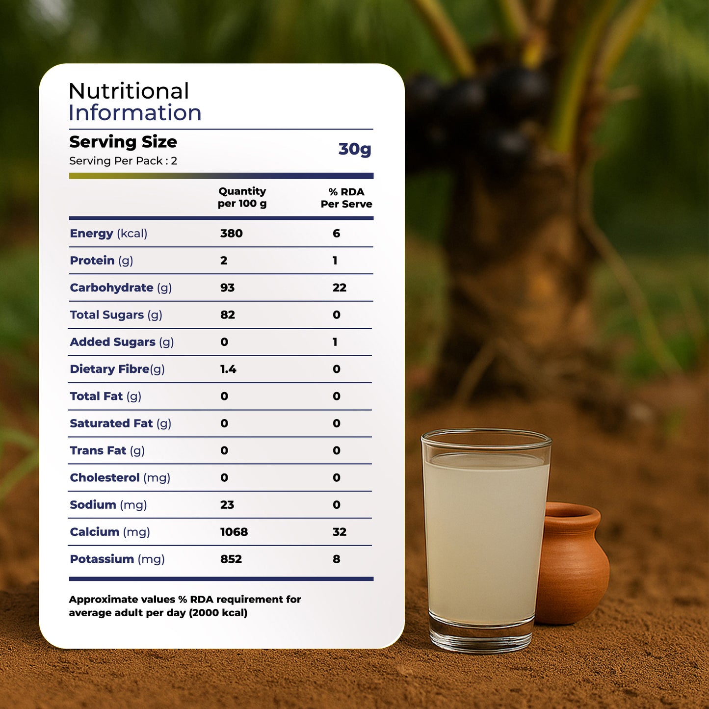 Freeze Dried Palm Nectar