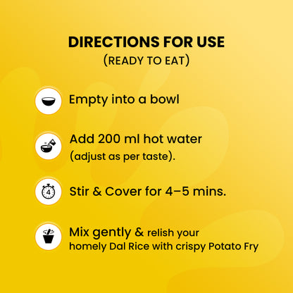Freeze Dried Dal Rice