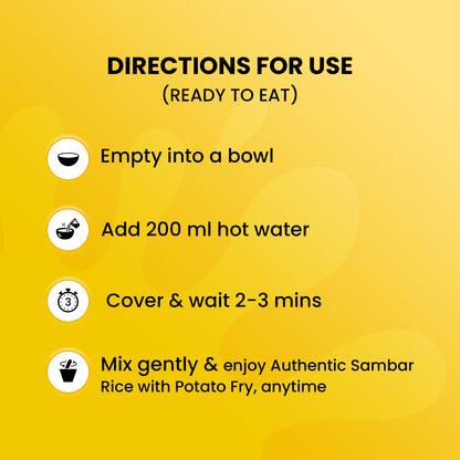 Freeze Dried Sambhar Rice